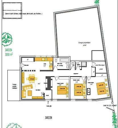 펜션 Au Clos De Marie